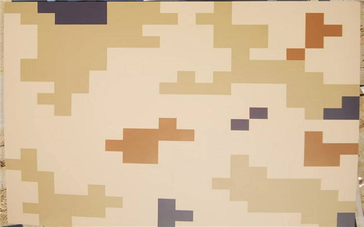 大兴安岭荒漠迷彩漆喷涂